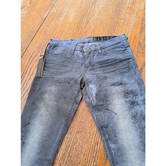 New Waist Size 28" Resin Grey Catalyst Mechanic  Skinny Denim Jeans Casual Pants - Picture 2 of 5